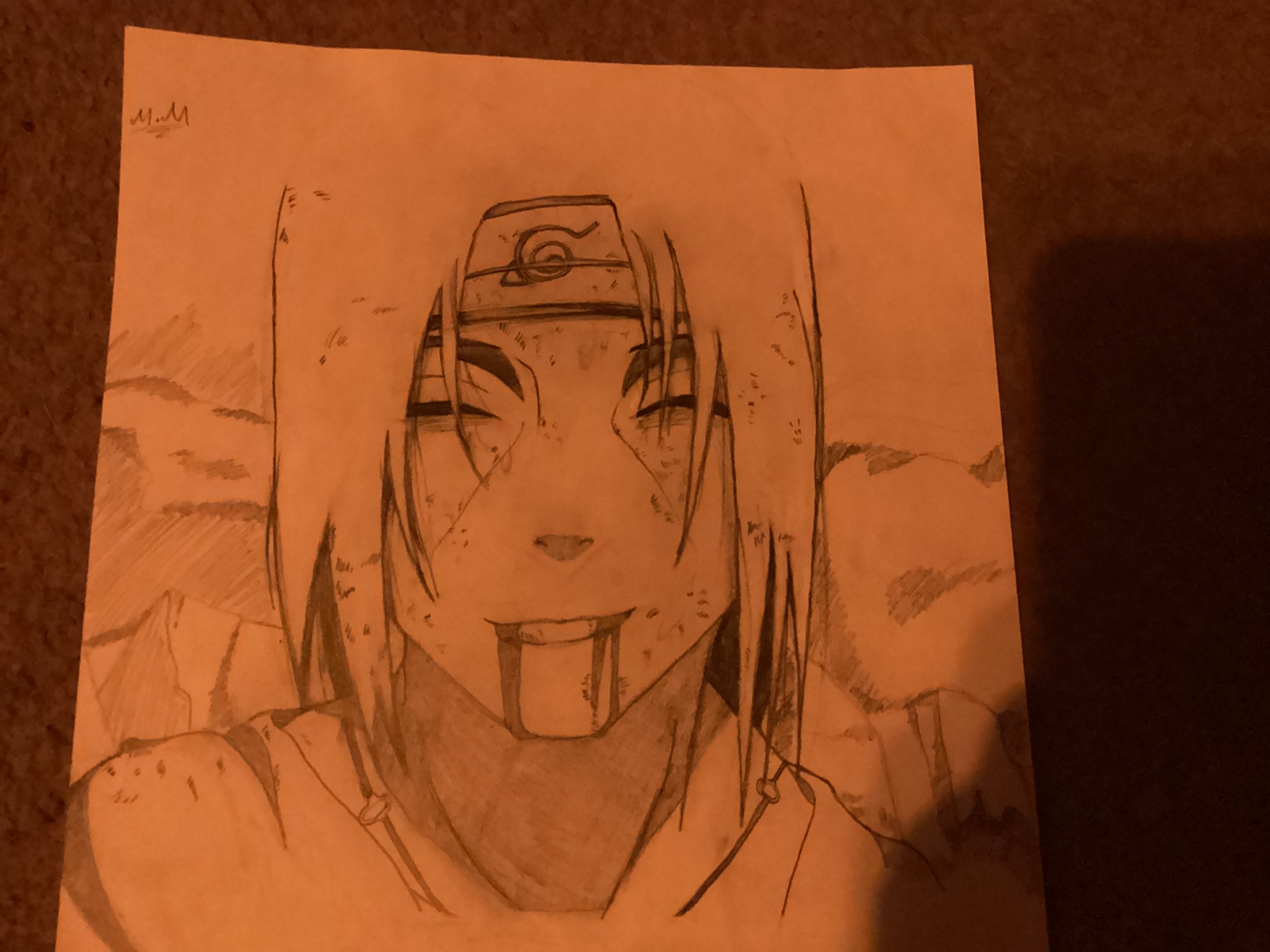 how to draw itachi uchiha shippuden