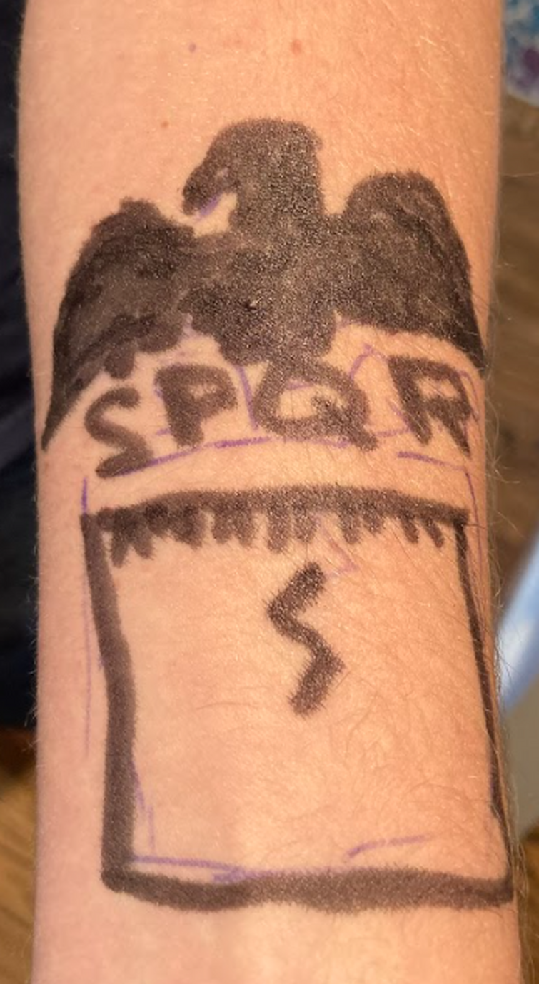 spqr tattoo jason grace