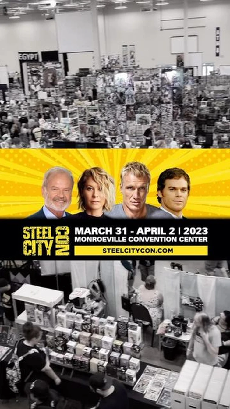 Steel City Con on Instagram: "It’s finally con week!🎉 Are you coming to Steel City Con this weekend March 31-April 2 to meet some of these incredible celebrity guests? Let us know in the comments who you are most excited to meet!  #steelcitycon #pittsb...