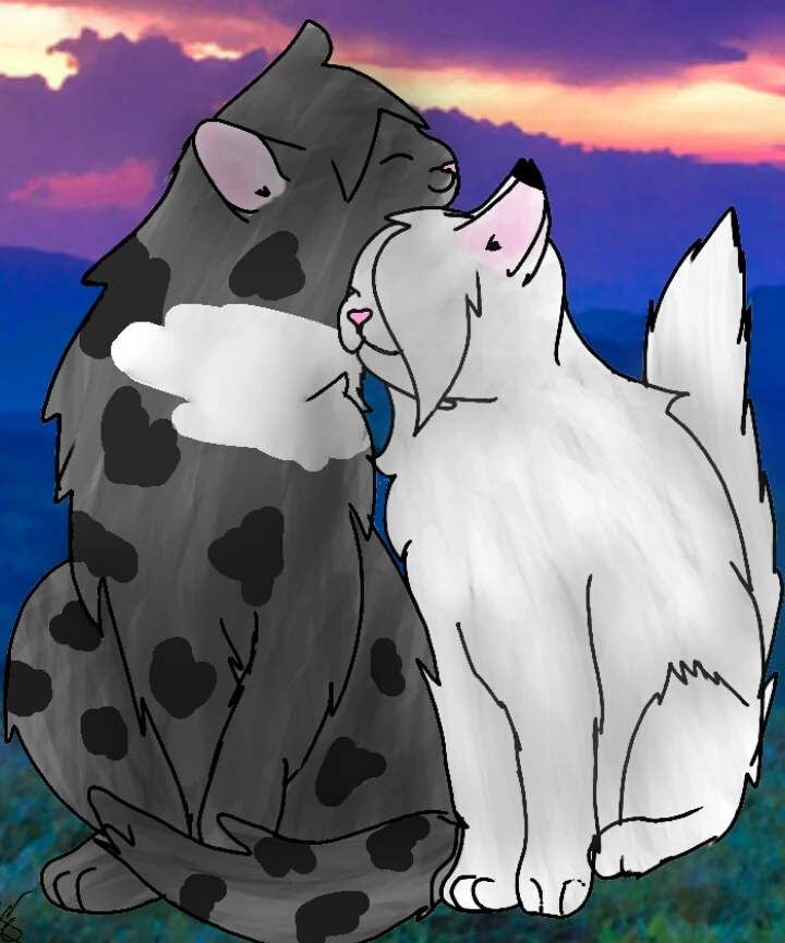 Картинки коты воители белогривка и остролап