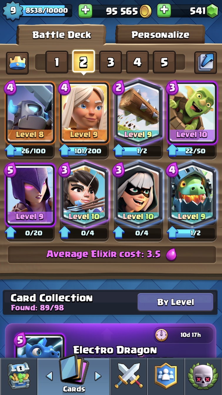 Could anyone help me build a deck for arena 3? Returning player who has a  lot of experience : r/ClashRoyale