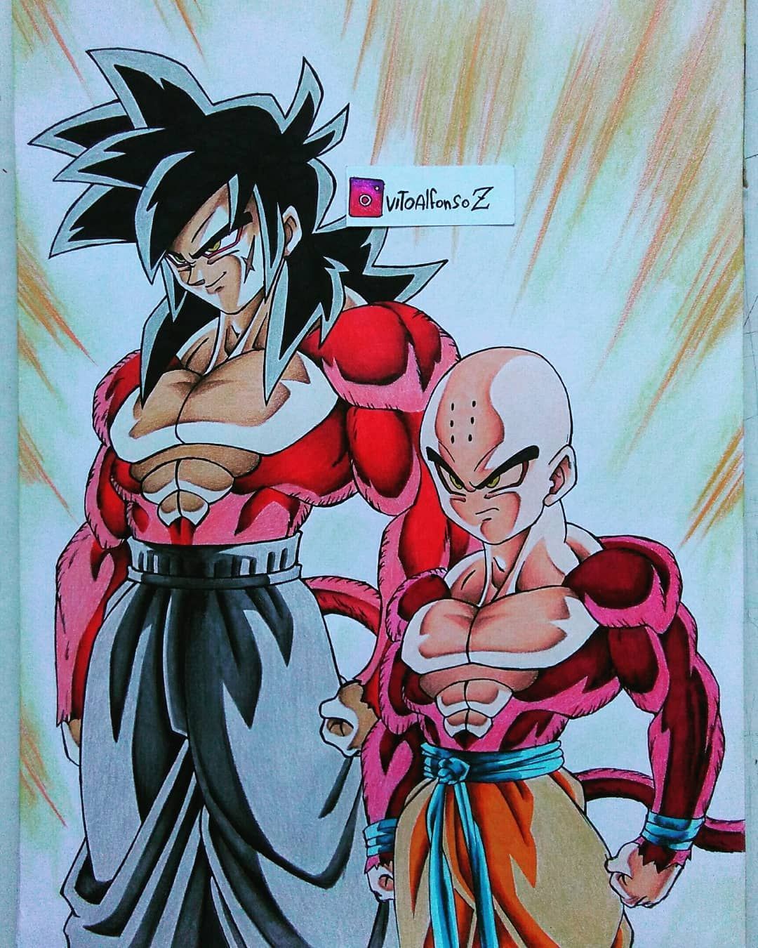 Super Saiyan 4 Yamcha and Krillin. Fandom