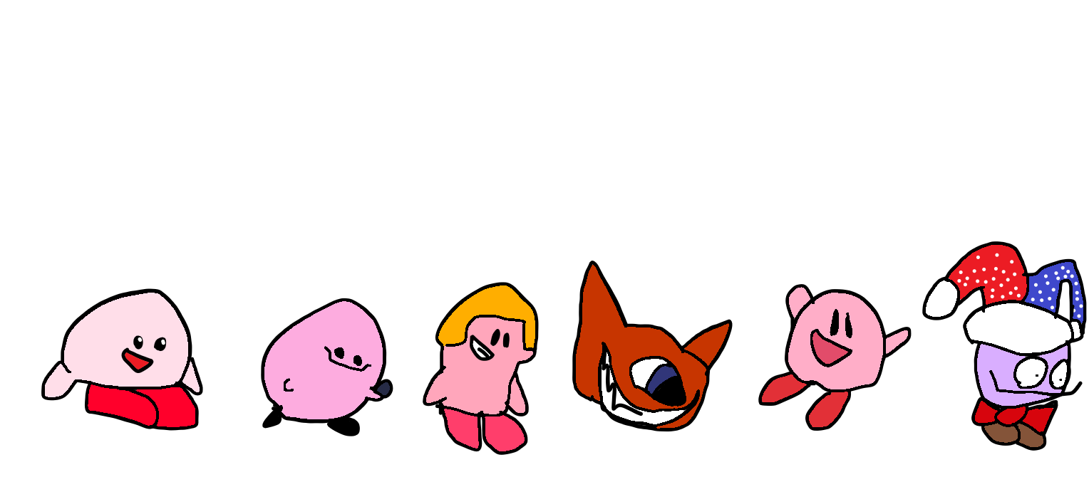 I kinda kirbified the Sonic.EXE cast, and by kirbified, I mean making my  own scuffed creepypasta in 1 hour and using a OC I forgot the name of as Majin  Sonic. Anyways