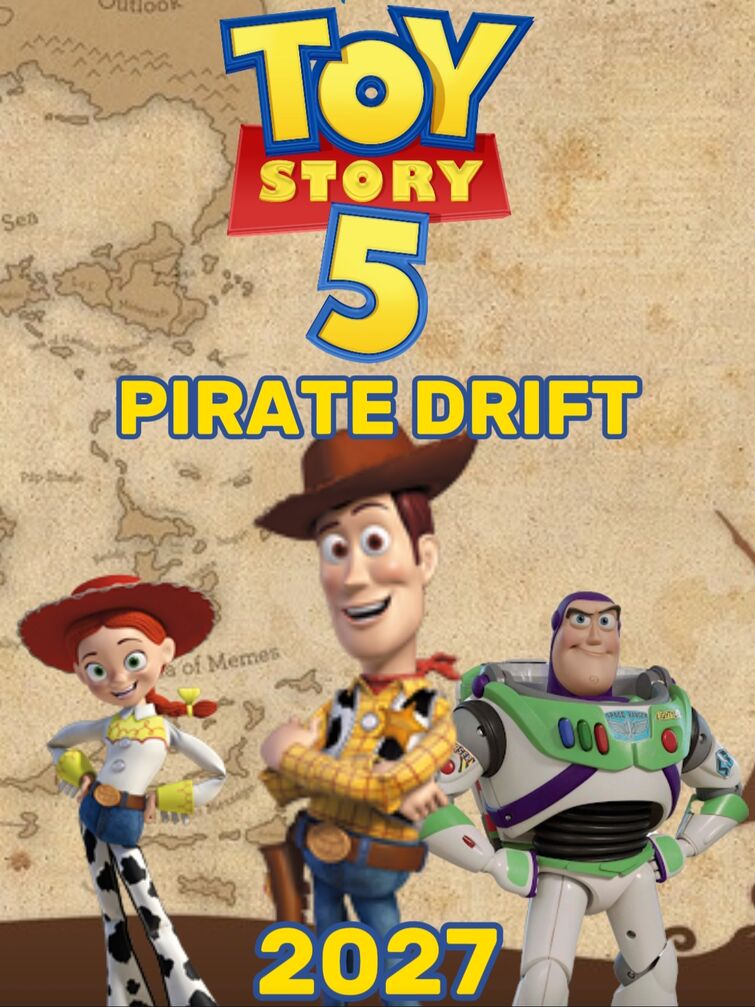 Toy Story 5: Pirate Drift Logo (July 3th 2027) (TheBodoProduction