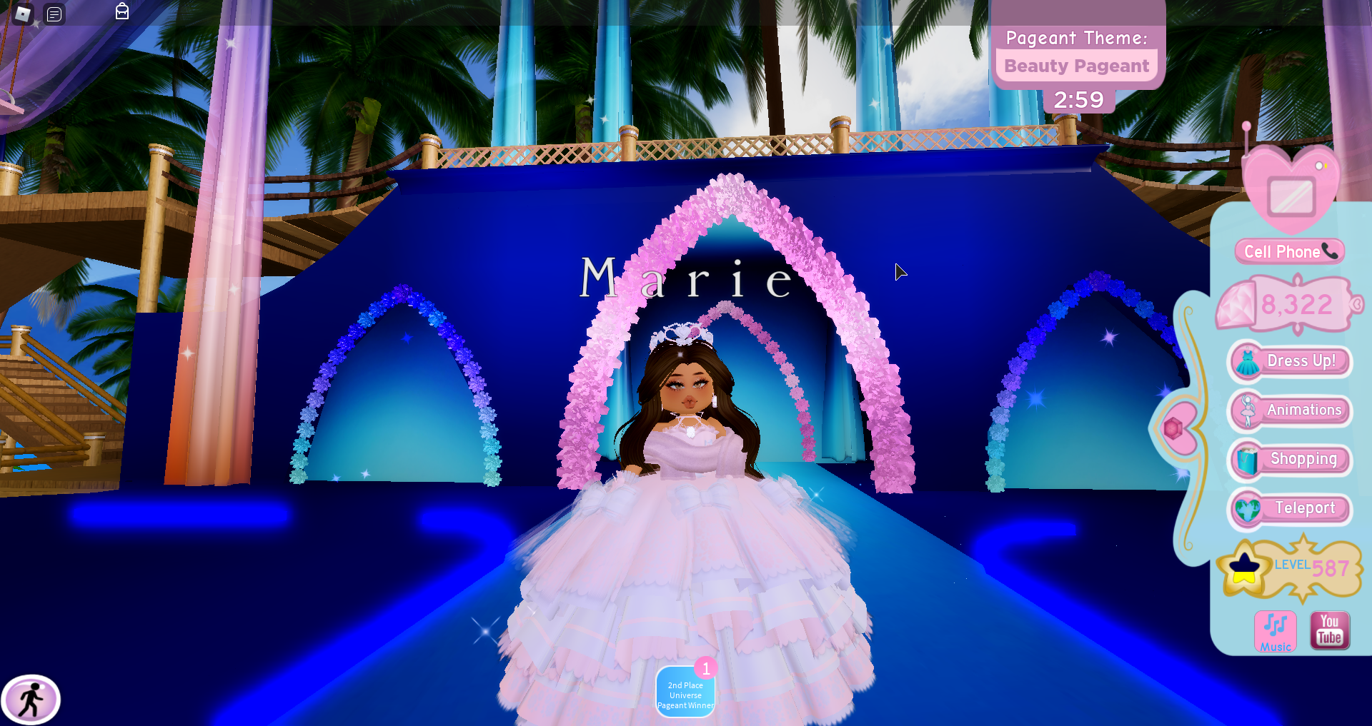 The theme was Beauty Pageant Fandom