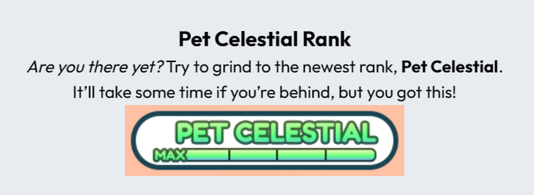 Pet Simulator X ranks and ranking system explained