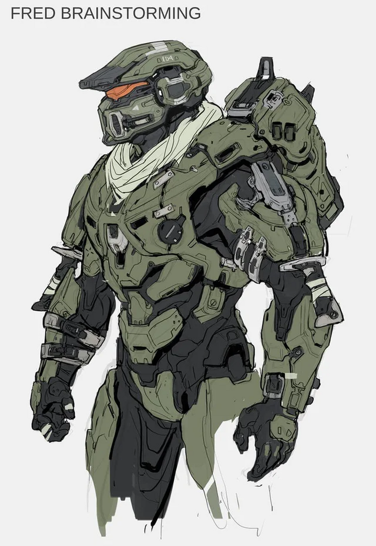 I wonder what other unused concept art will be revived in Halo Infinite ...