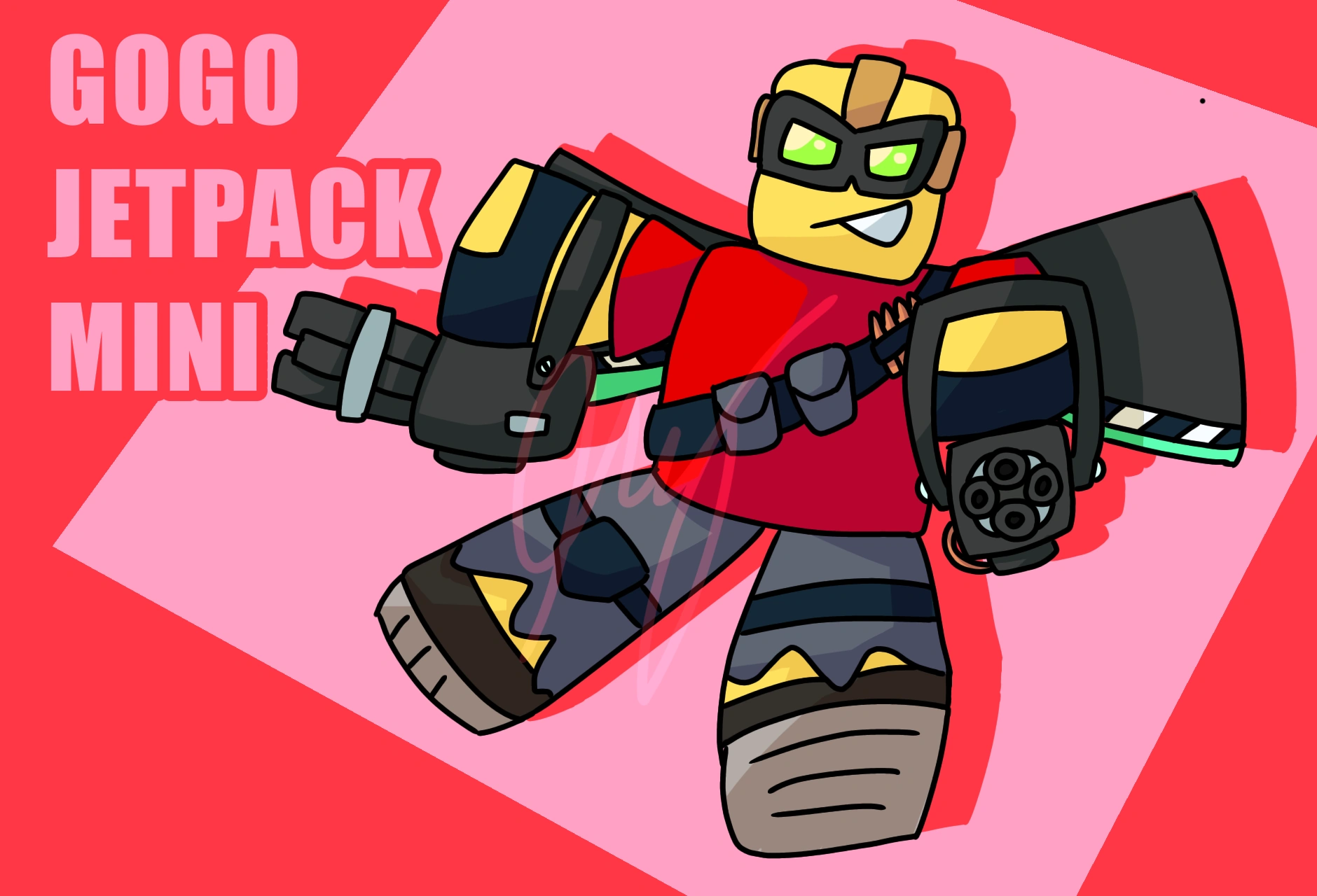 GOGOGO JETPACK MINIGUNNER!!!!!11 USE YOUR JETPACK MAGIC ...