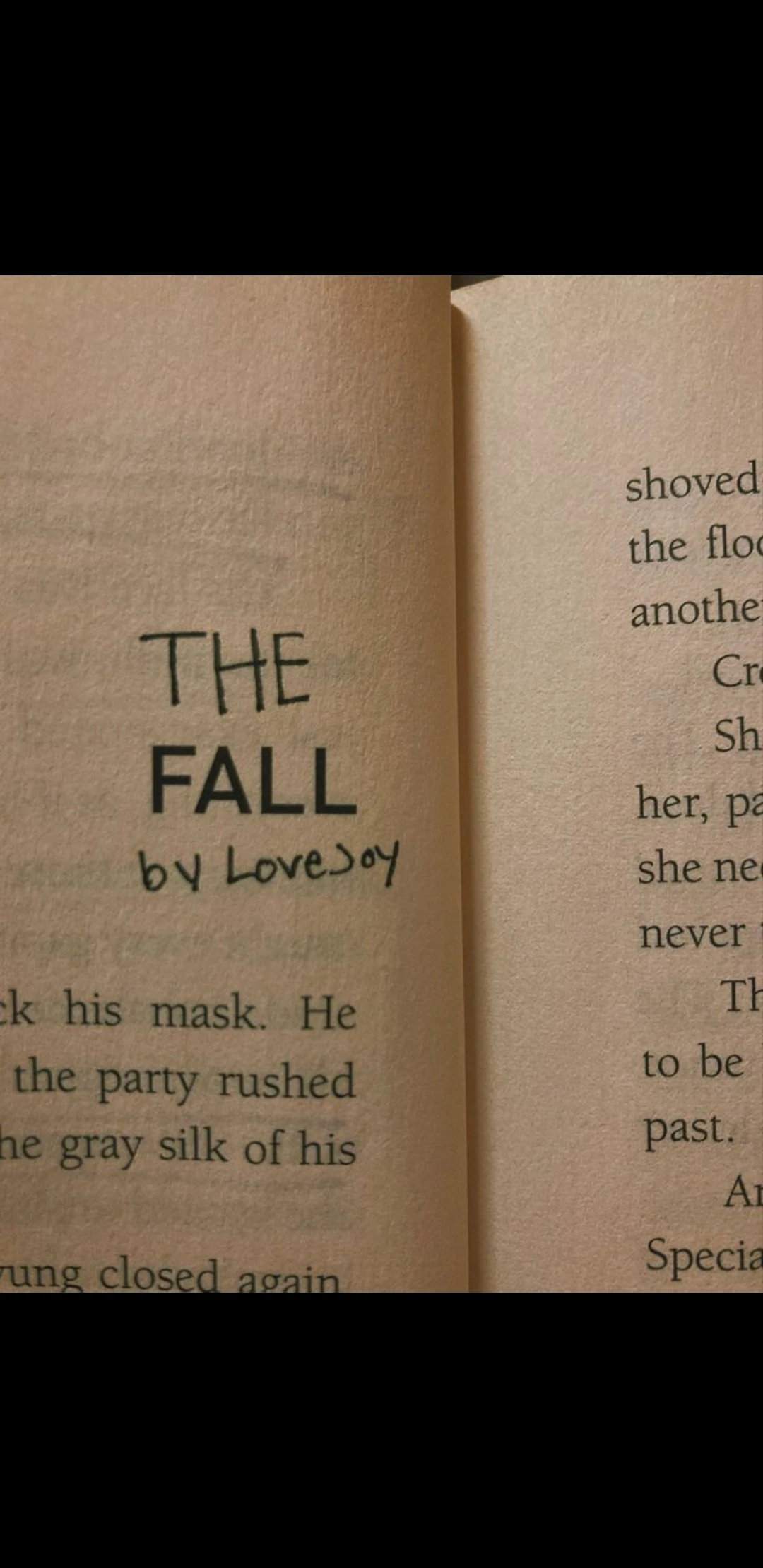 The Fall Lovejoy Fandom