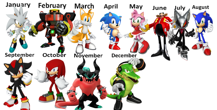 Your Birth Month Determines Which Sonic Character Youre Stuck In Fandom 2942