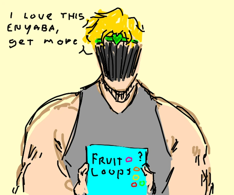 DIO eating fruit loops | Fandom