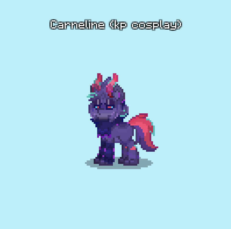 I made a NightCrawler from Kaiju's paradise! : r/PonyTown