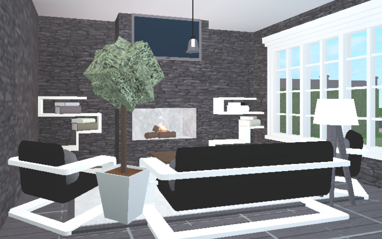 I Finished The Living Room Finally On My Modern House D Ill Say The Color S I Used For It Below To Fandom