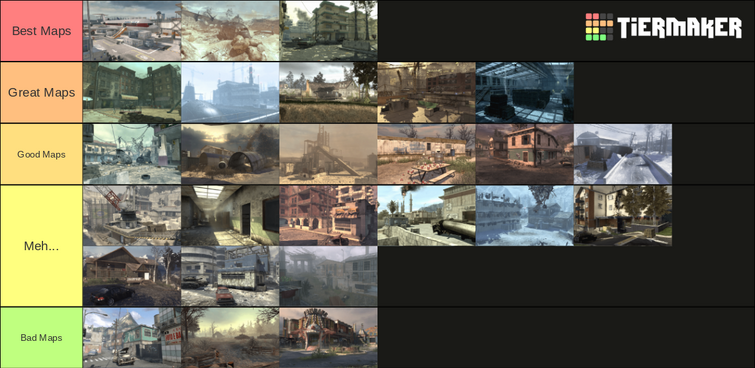 Full list of Modern Warfare 2 ranked play maps