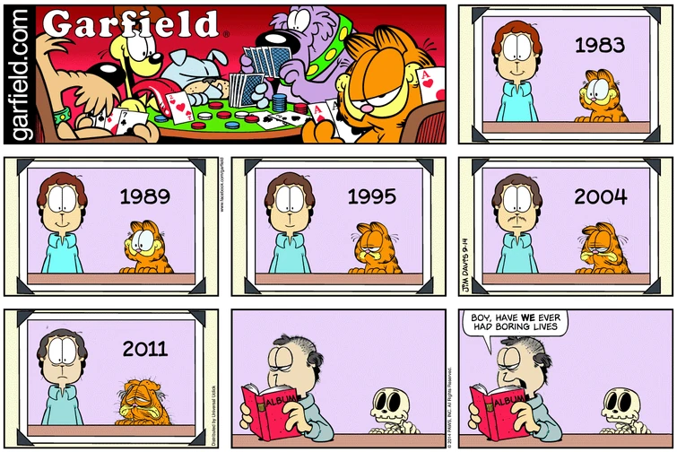 Sad Garfield comics (mostly fan stuff) also idk why I posted this Fandom
