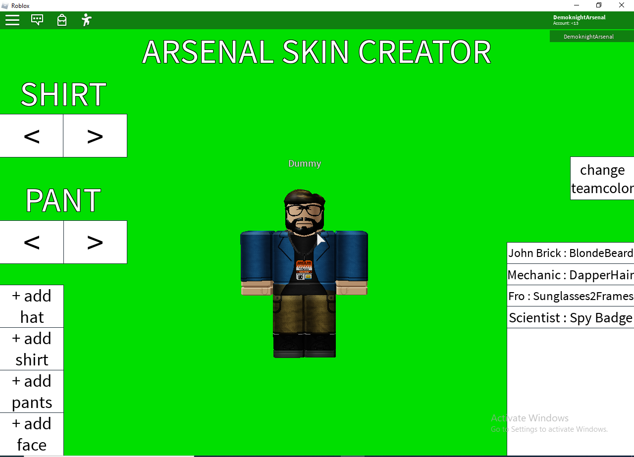 Skin Contest Fandom - what if i sold arsenal clothes httpswwwrobloxcom