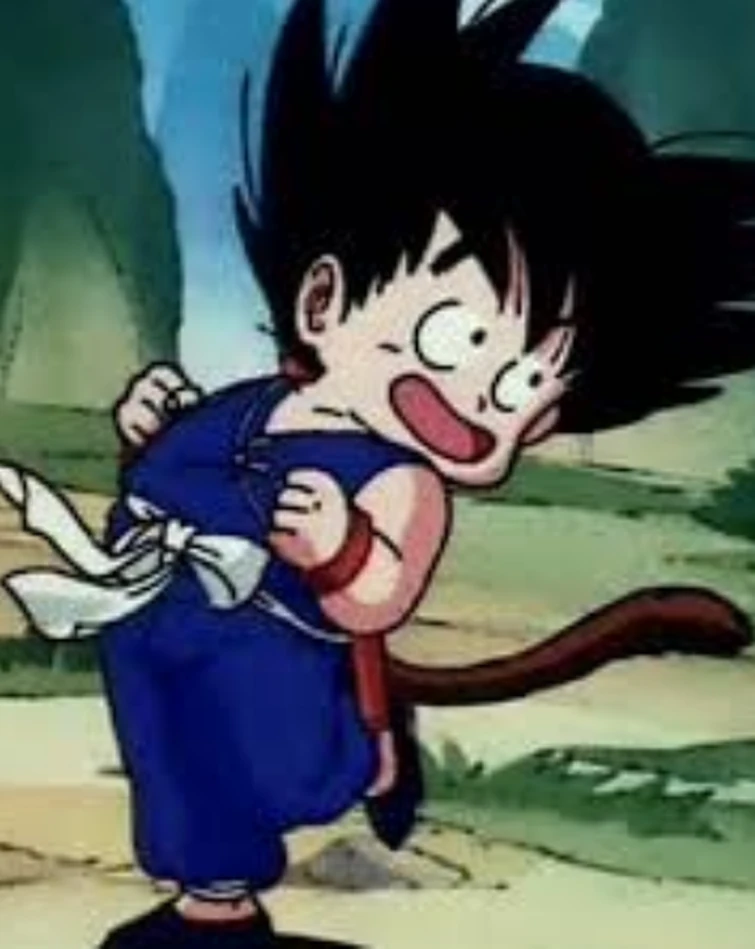 Why does goku wear the blue gi at the end of z? | Fandom