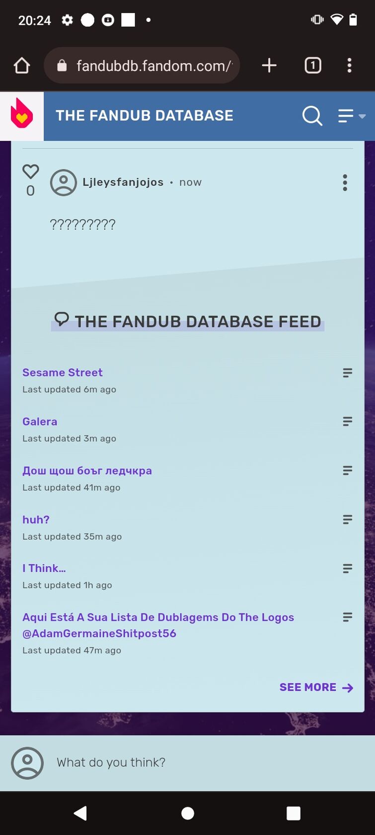 Tucky Tales, The Fandub Database