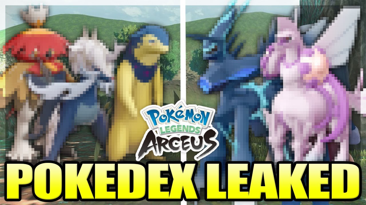 All leaked Hisuian forms in Pokemon Legends Arceus