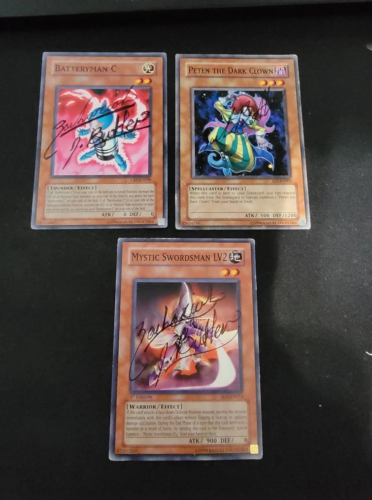 YuGiOH signed card Fandom