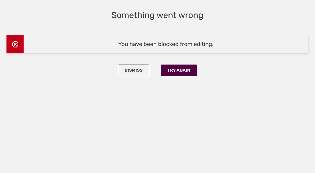 it won't let me edit Fandom