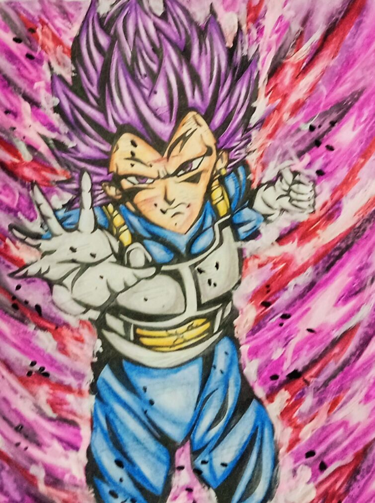 Veja como desenhar o VEGETA HAKAISHIN de Dragonball SUPER 