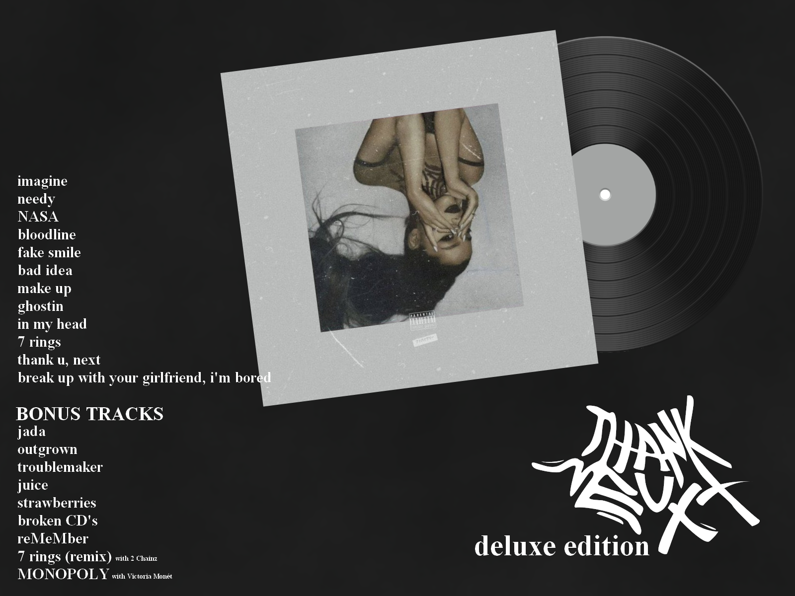 Unboxing] Ariana Grande: thank u, next Deluxe Edition [CD+