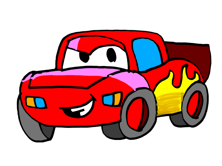 My drawing of Lightning McQueen | Fandom