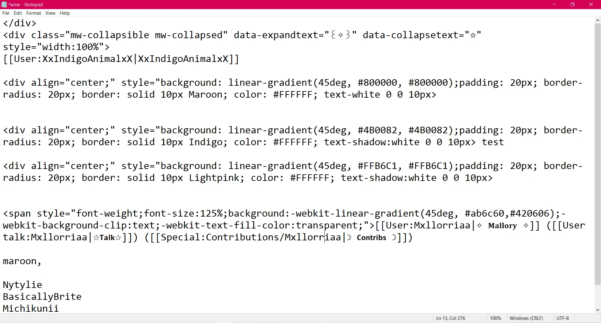 Coding Notepad Reveal ') Fandom