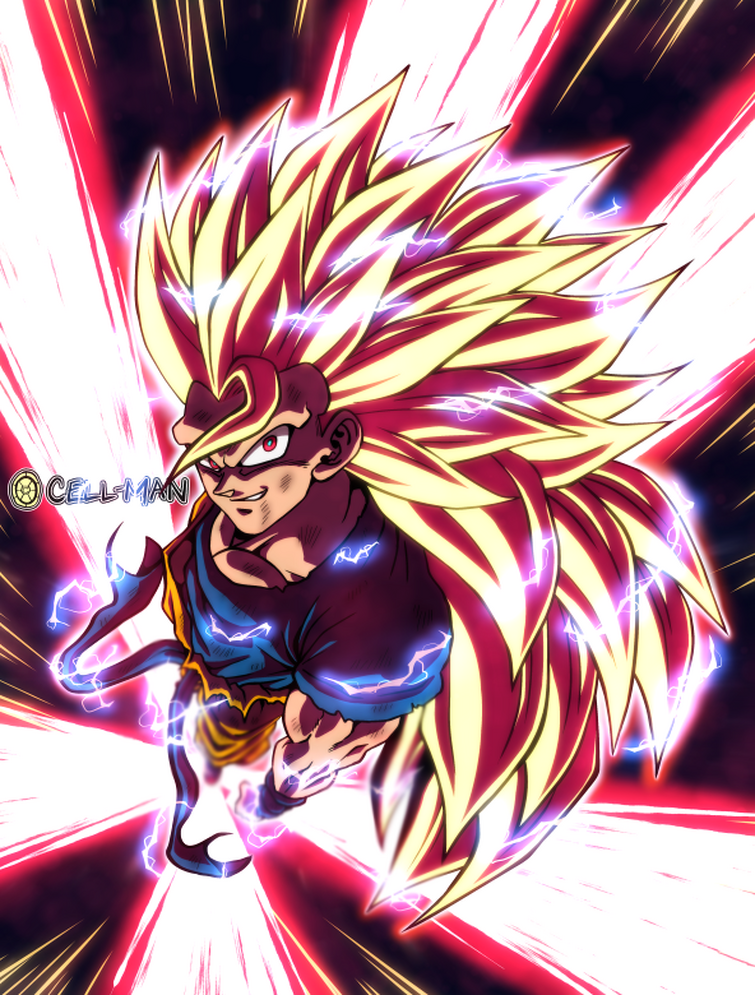 ArtStation - Goku Super Saiyajin - Cell Game, Julien Majin