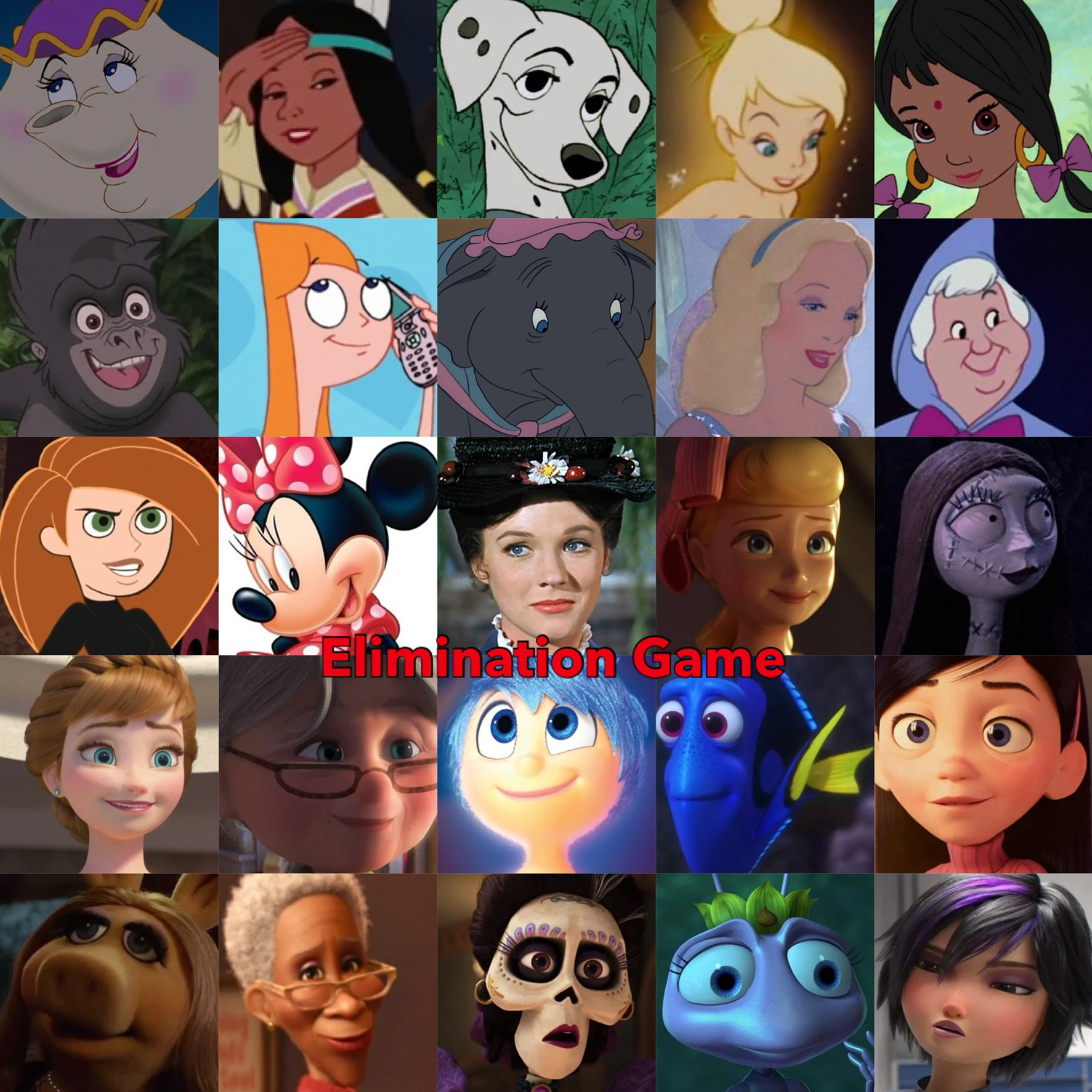 disney female characters