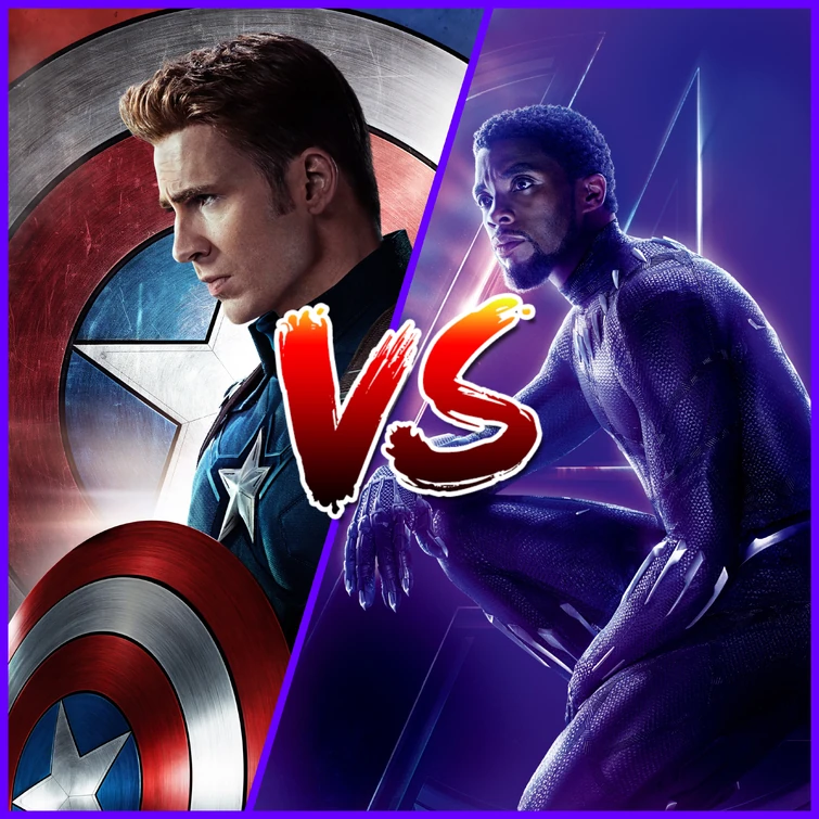 Character Battle #4 Captain America vs Black Panther