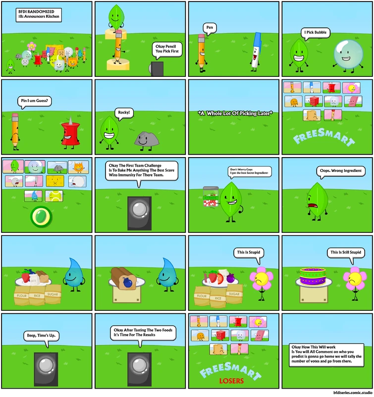 BFDI Randomized Episode 1 Part A/B | Fandom