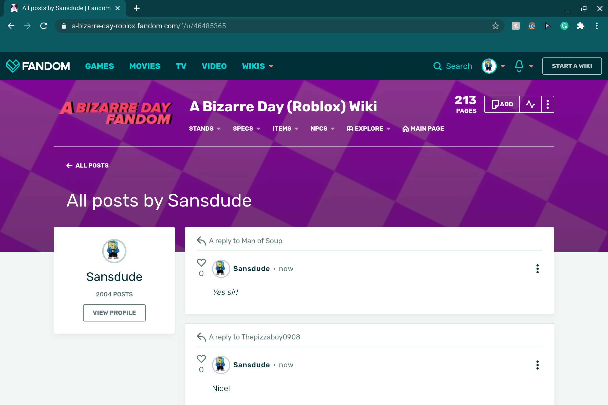 2000 Posts Lets Go Fandom - a bizarre day fandom 2000 roblox 2000 Posts Lets Go Fandom - 2000 roblox