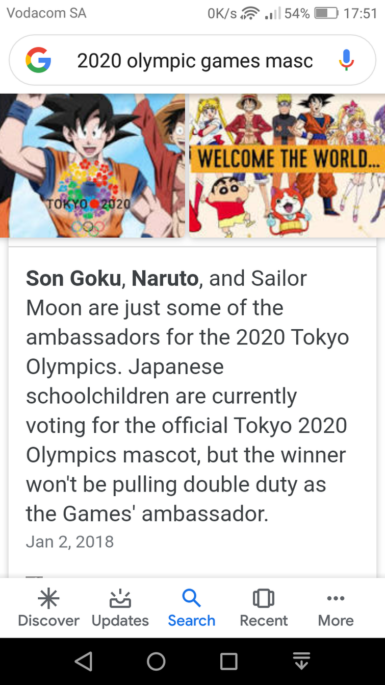 Olympics: Anime characters, including Naruto and Dragon Ball's Son Goku,  turn ambassadors for Tokyo 2020