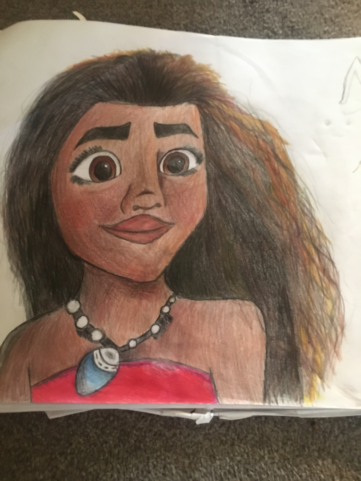 Moana Drawing It S Not My Best But I Really Loved It Fandom