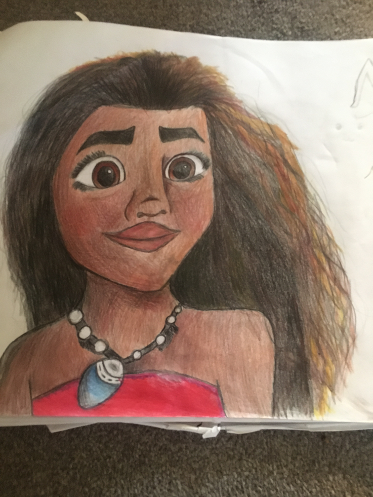 Moana Drawing It S Not My Best But I Really Loved It Fandom