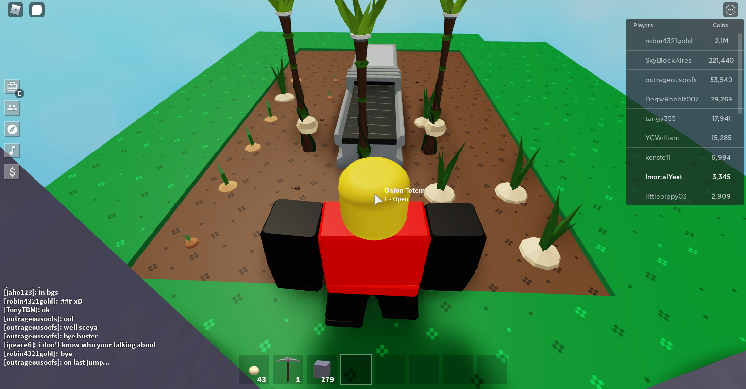 Rate My Onion Farm It Will Improve Soon If It Sucks Fandom - skyblock roblox farms