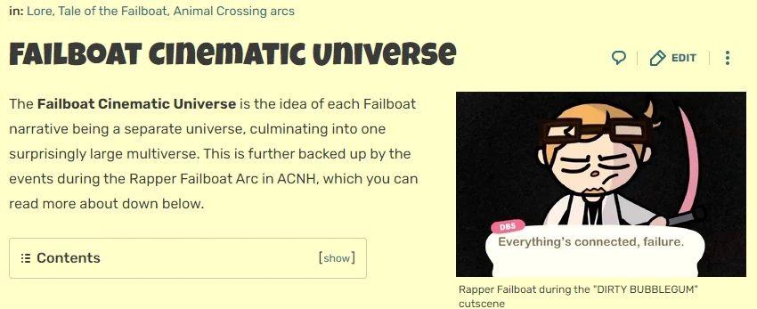 The Failboat Font™ has been added | Fandom