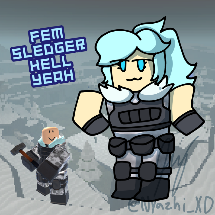 Got bored so I recycled the baller idea, but with crusher as sledger :  r/TDS_Roblox