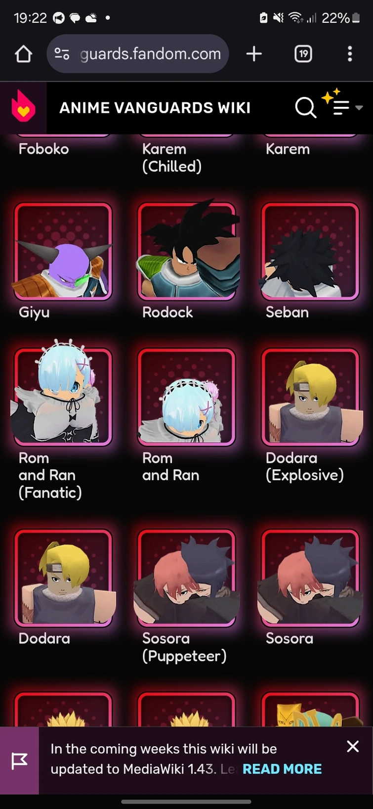 Discuss Everything About Anime Vanguards Wiki Fandom