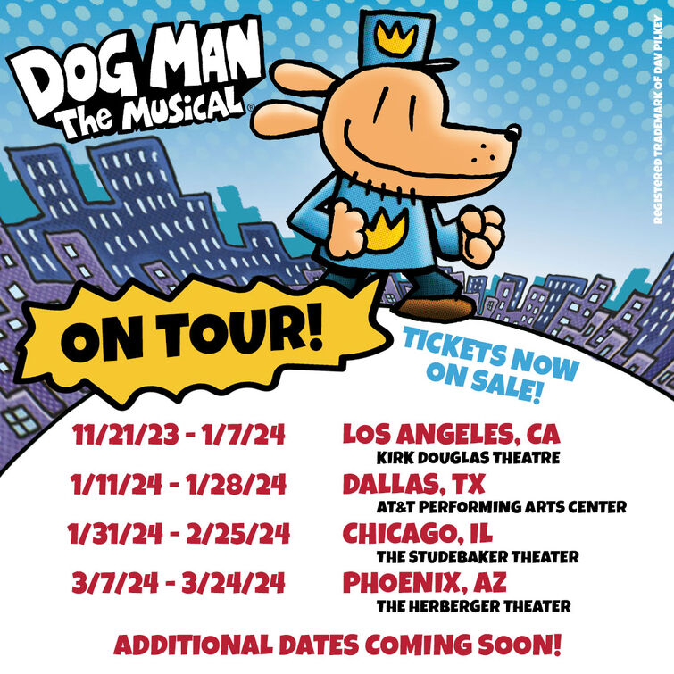 Dog Man The Musical 20232024 North American Tour Fandom