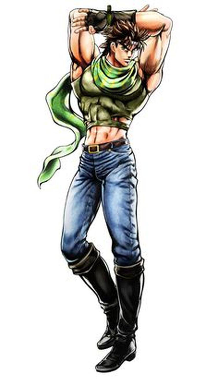 Model doing Gyro's pose, JoJo's Pose