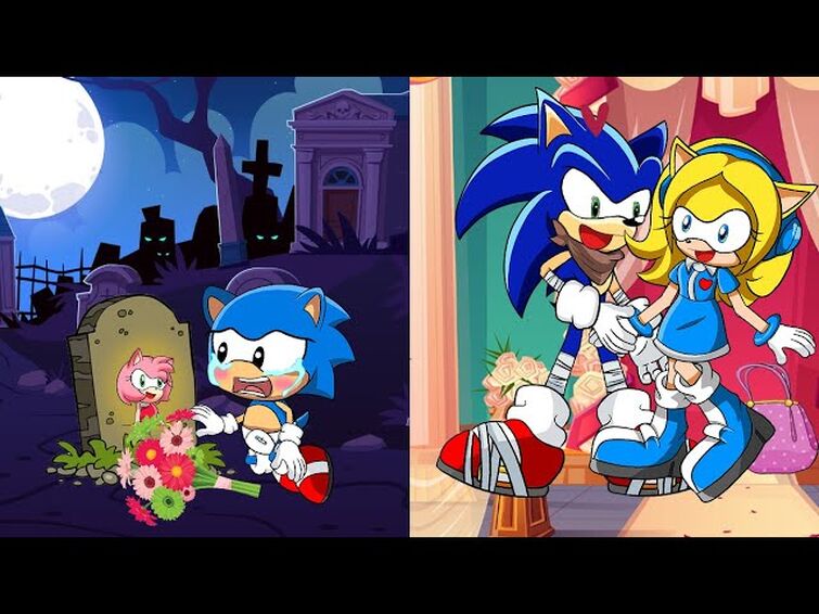 Sorry Sonic Baby! The Amy-Sonic Family Very Sad Story But Happy Ending