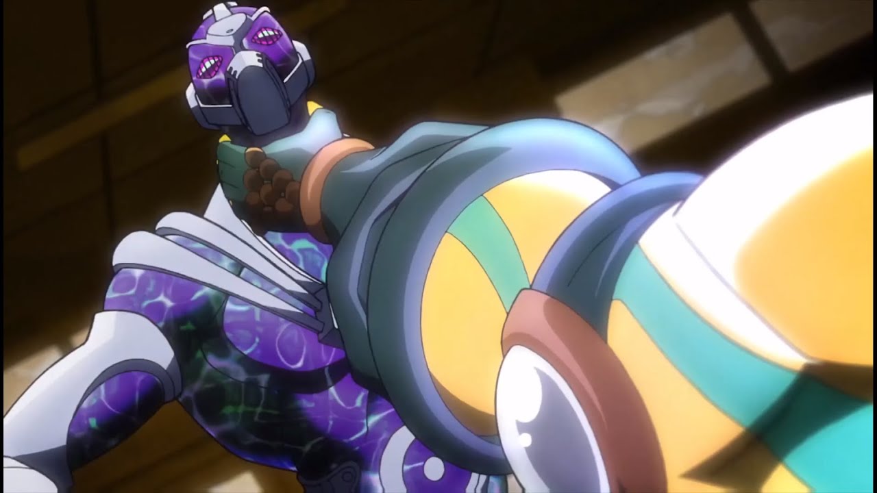 Star Platinum vs Hierophant Green 