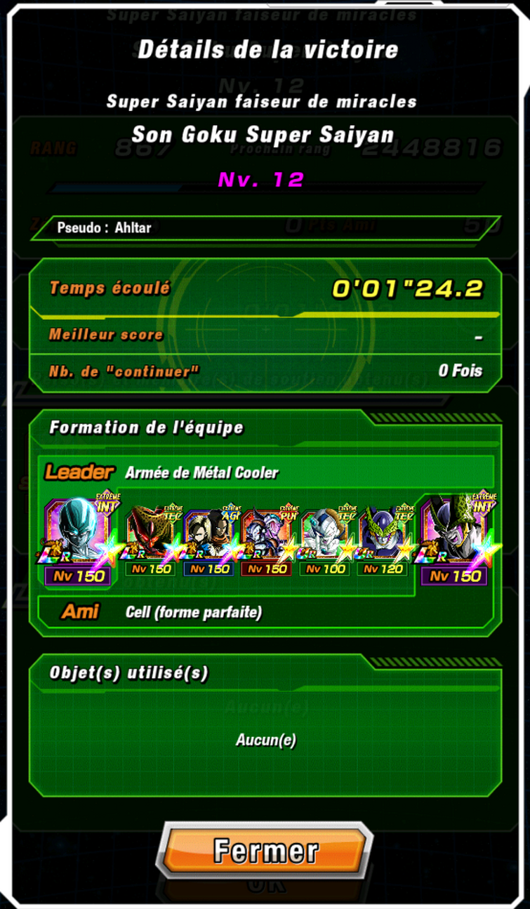 What were some of the teams you used for LR AGL SSJ Goku s EZA