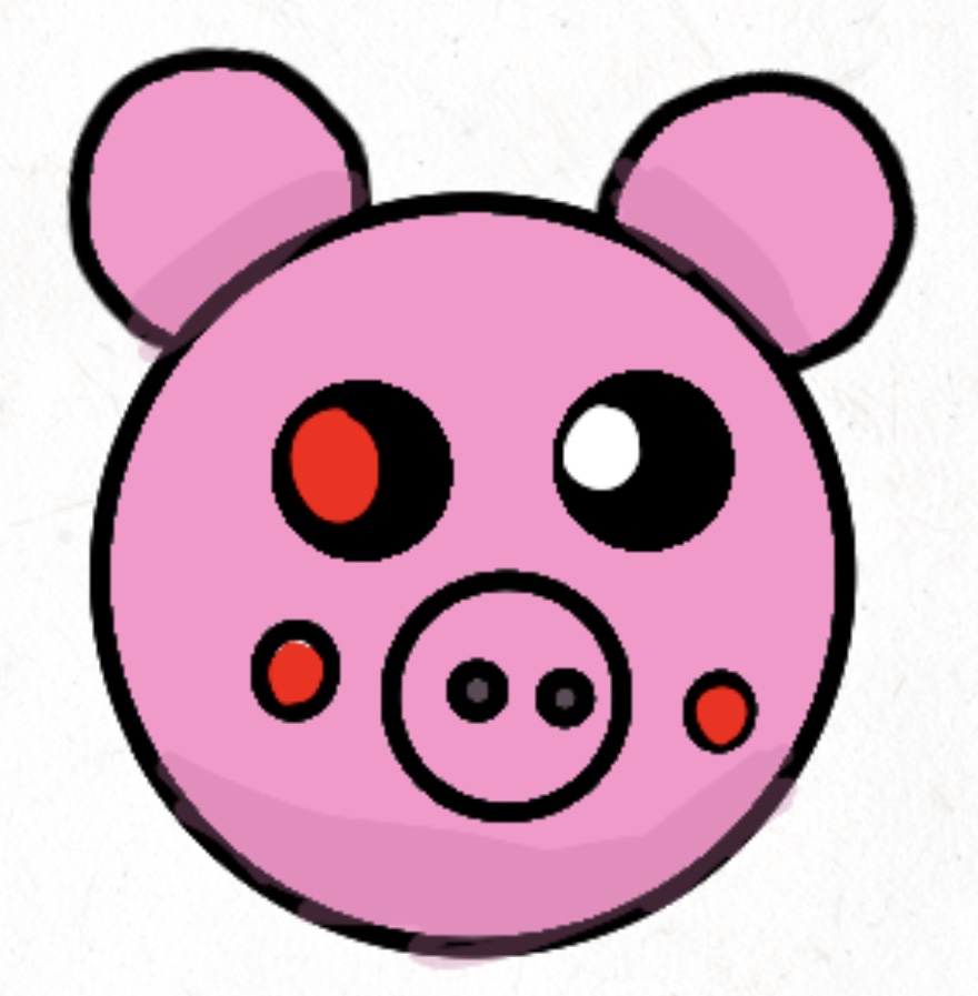 I Did Some Weird Art And I Used A Kids Drawing Tutorial As A Reference Fandom - piggy roblox drawing easy