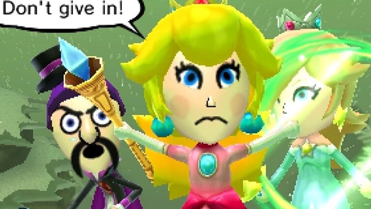 Super Mario Miitopia - Peach won't let Waluigi die