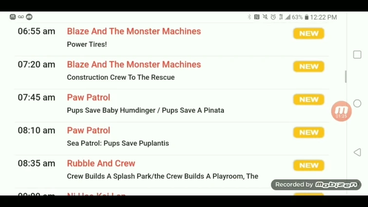 Nickelodeon Australia has a good lineup.