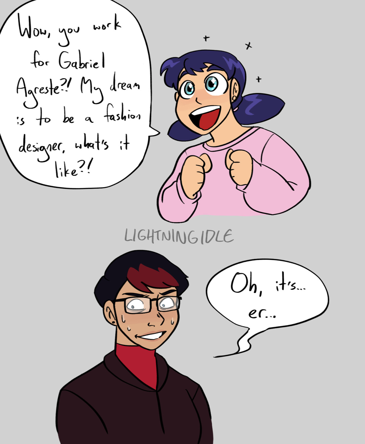 Gabriel And Nathalie Are Weird Fandom